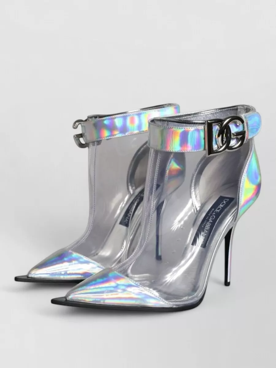 Dolce&Gabbana pvc pointed ankle boots