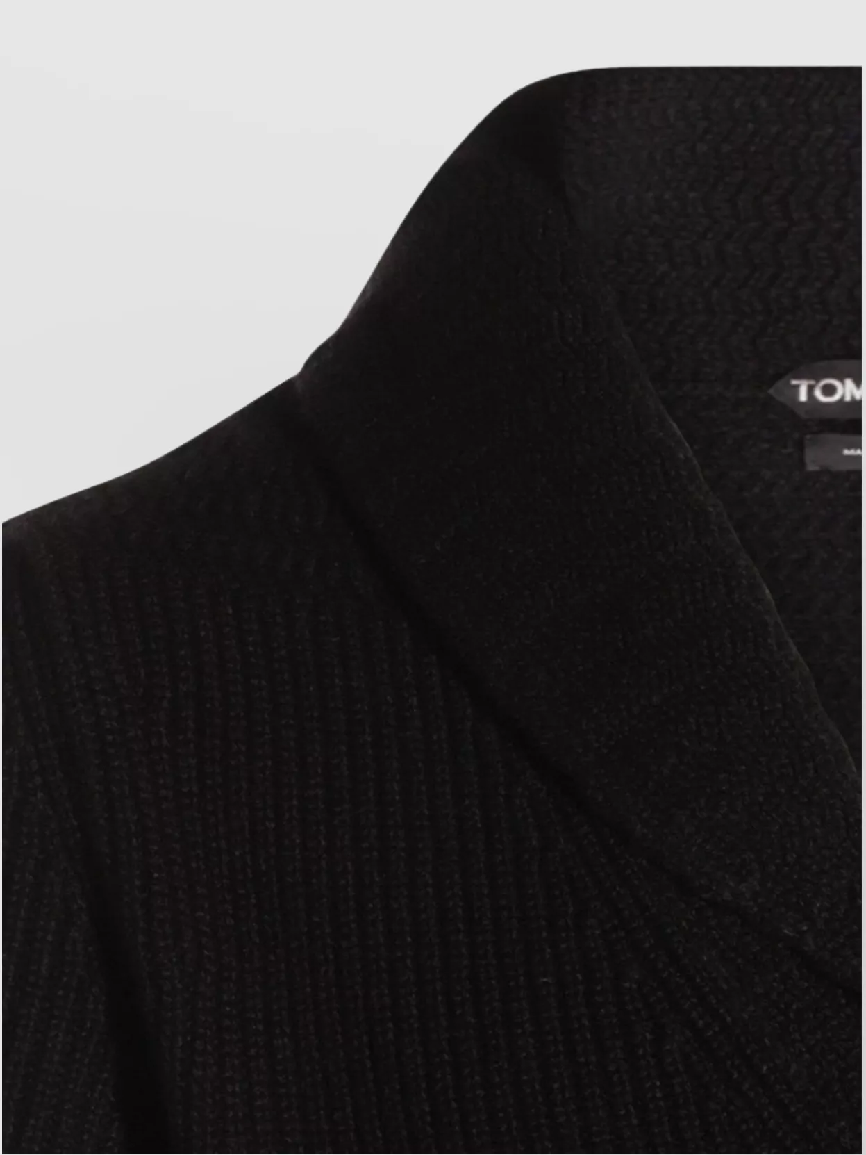 Tom Ford Shawl Collar Sweater Front Pockets