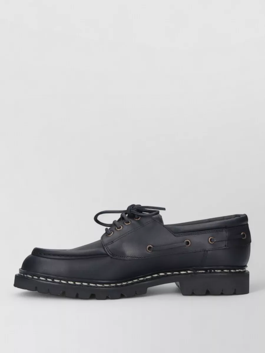 Paraboot Leather Boat Shoes