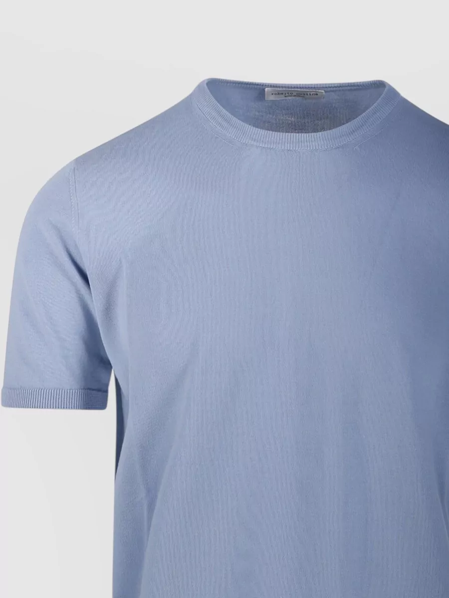 Roberto Collina Cotton Crew Neck Jumper