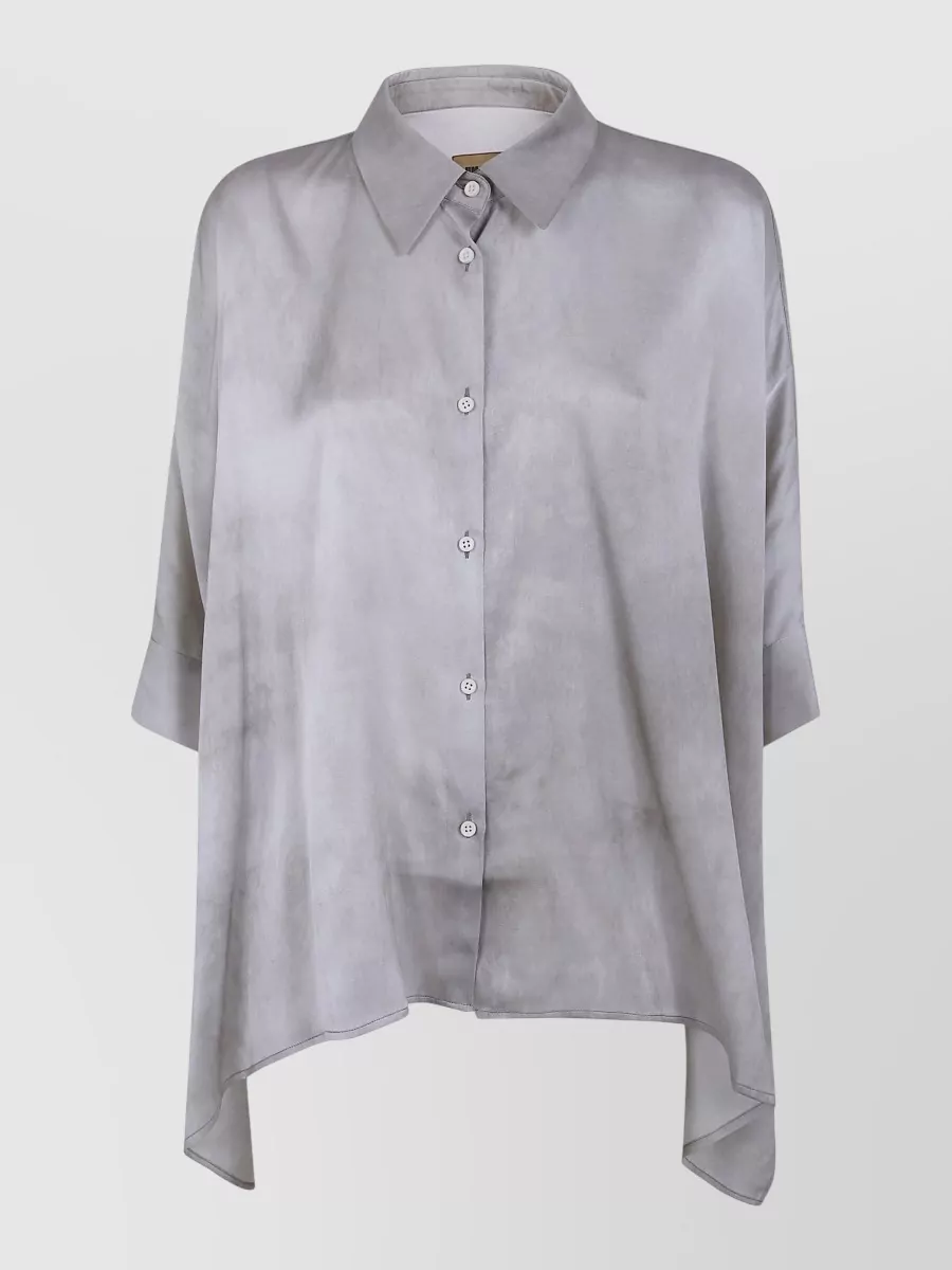 Uma Wang Silk Cropped Fitted Jacket