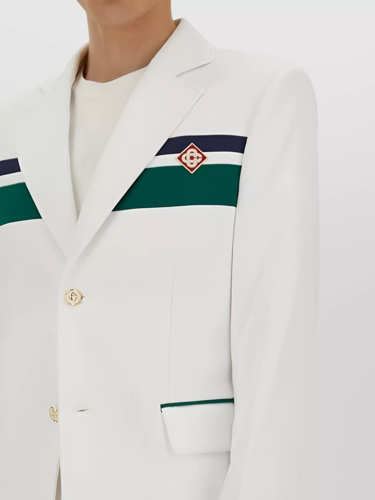 Casablanca Tailored Sport Jacket Featuring Button Detailing