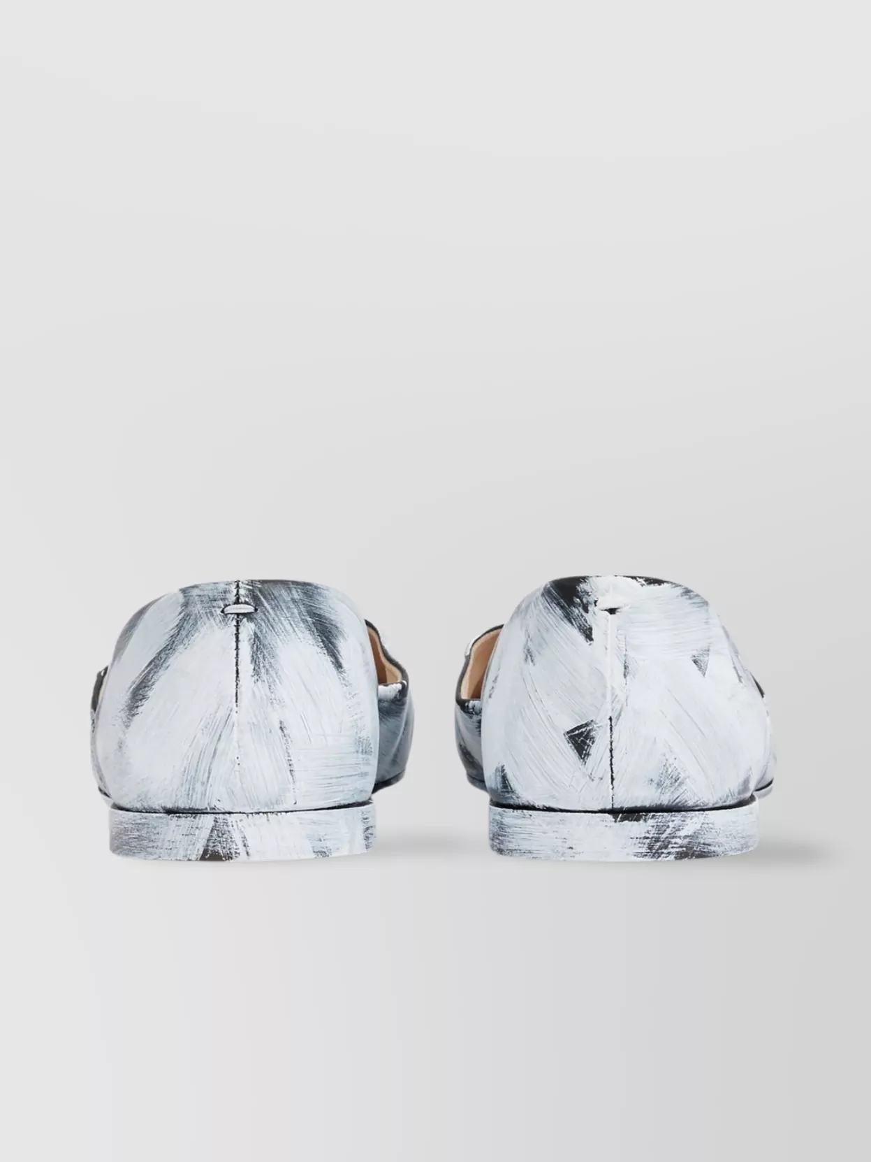 Maison Margiela Bianchetto Grecian Slippers Man Mat Bianchetto