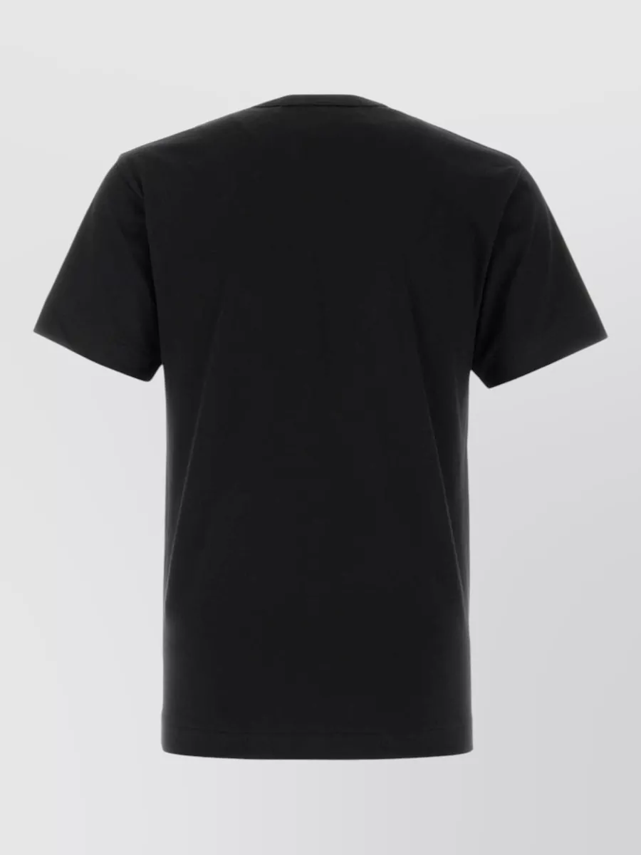 Comme Des Garçons Play Cotton Crew Neck T Shirt Heart Motif