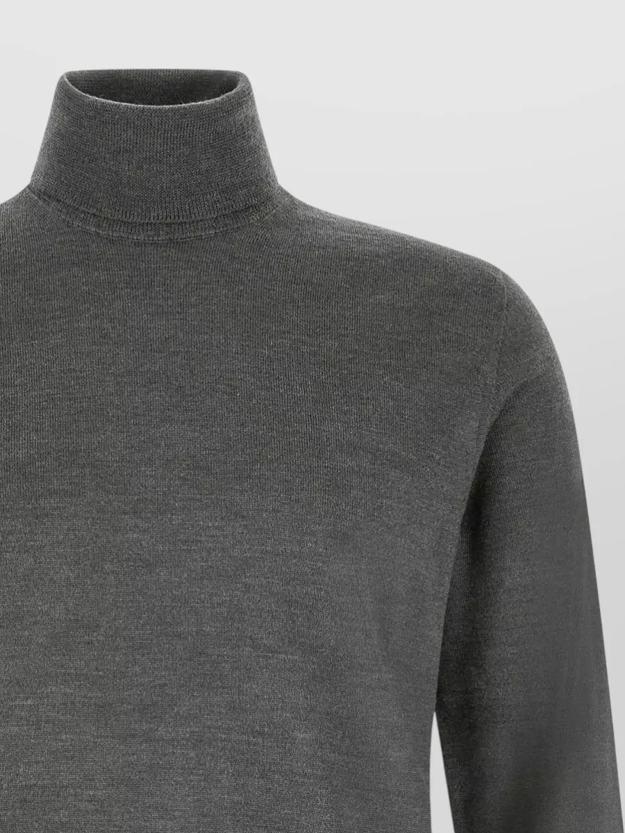 Zanone Virgin Wool Turtleneck Sweater