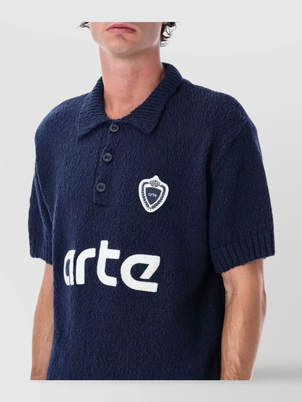 Arte Antwerp Sporty Knit Polo From Autumn Winter Collection