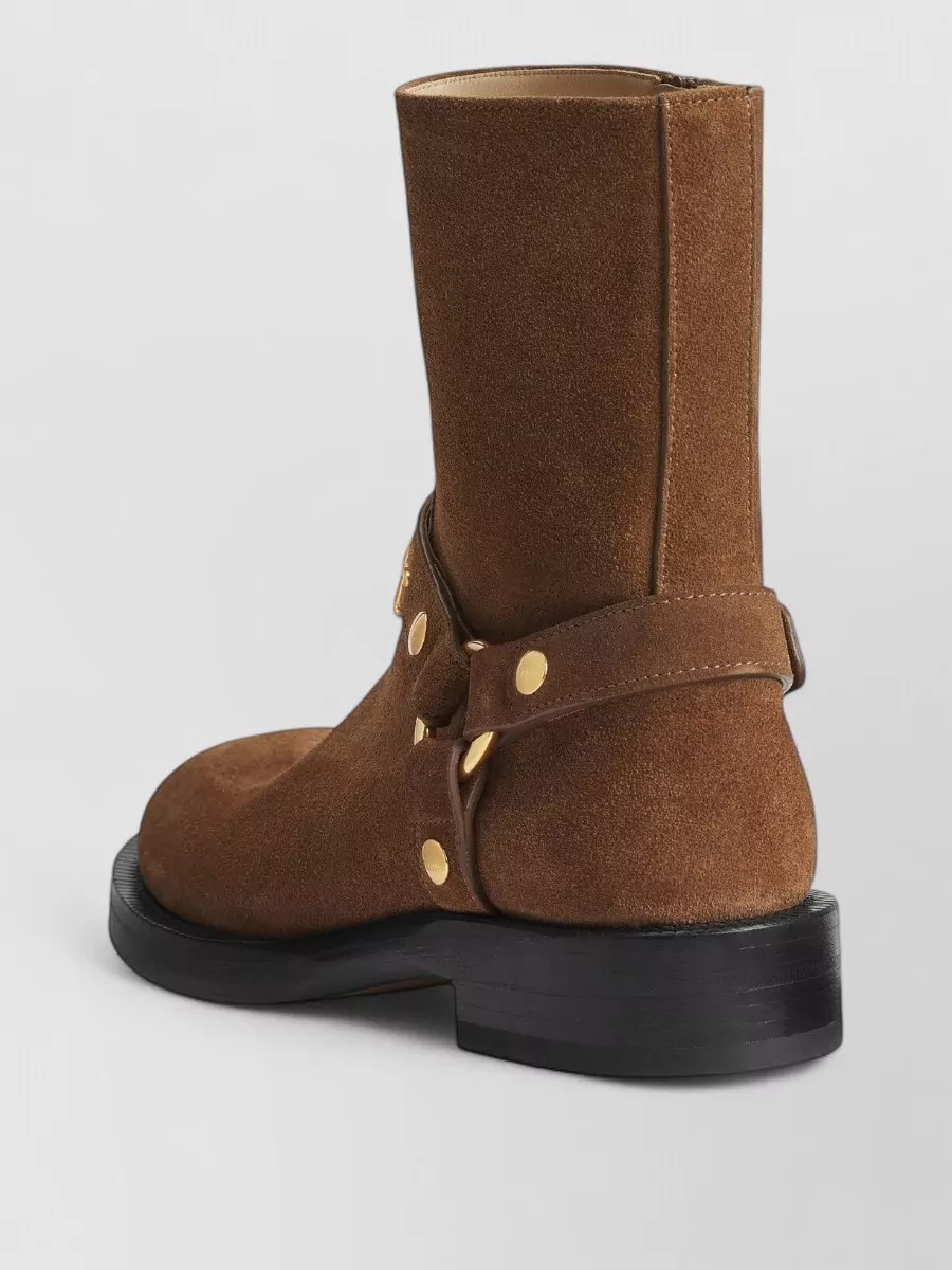 Christian Dior Suede Leather Ankle Boots