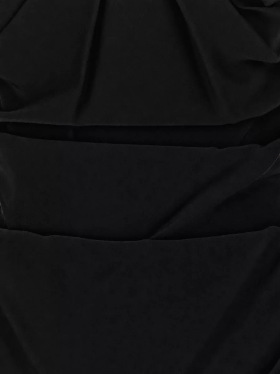 Vivienne Westwood Silk-Blend Draped Sleeveless Midi Dress