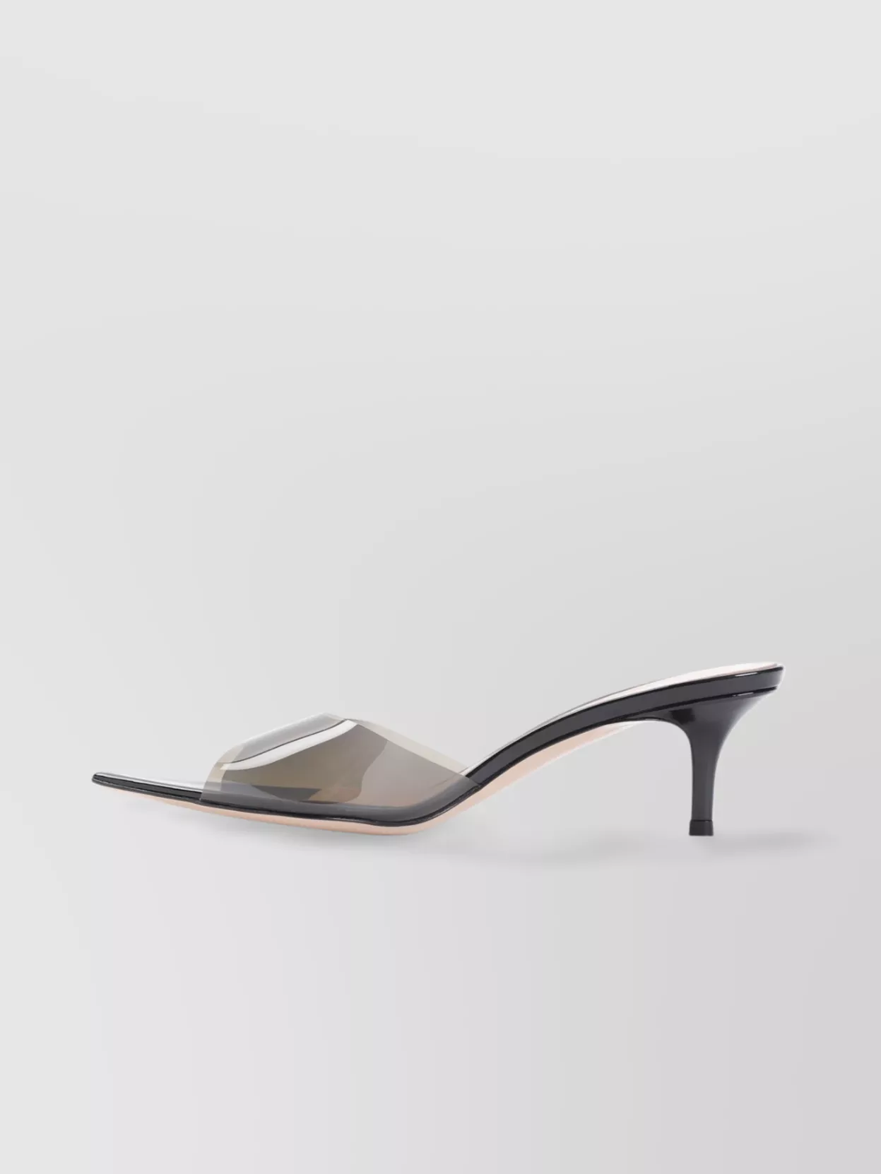 Gianvito Rossi 55 Mules With Covered Stiletto Heel