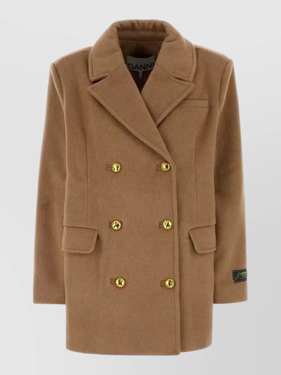 Ganni double-breasted blazer