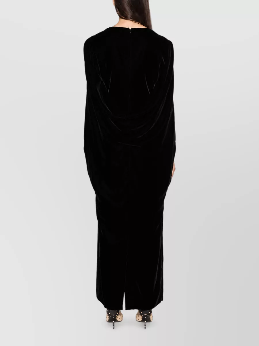 Alberta Ferretti Velvet Maxi Dress