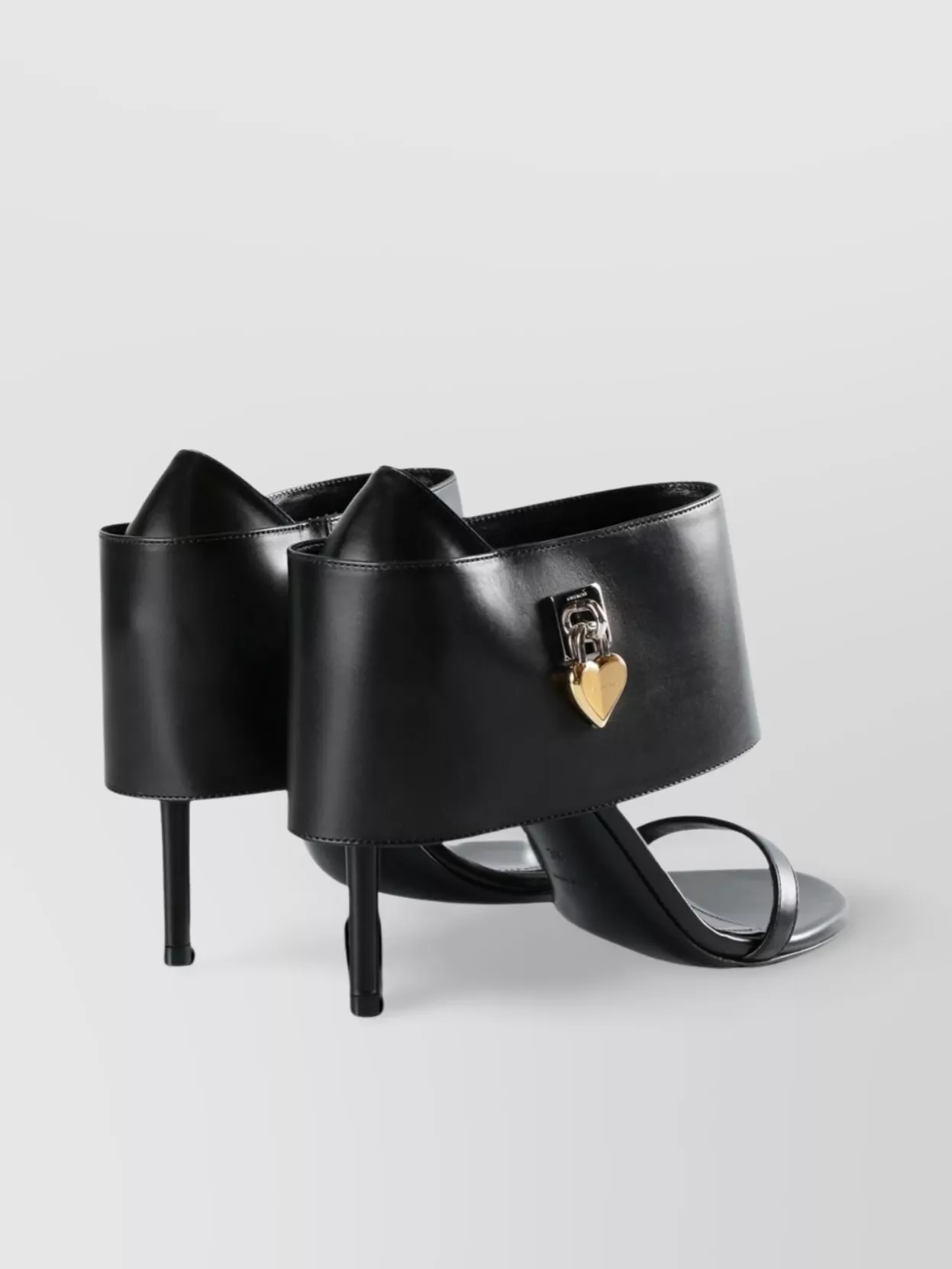 Givenchy Heart Lock Stiletto Sandals