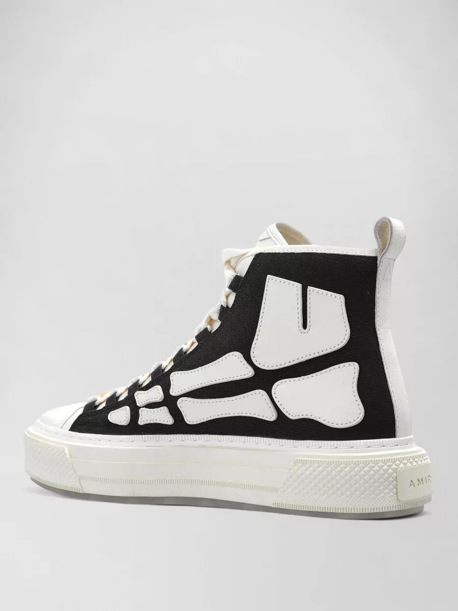Amiri Skel Court High Top Leather Sneakers