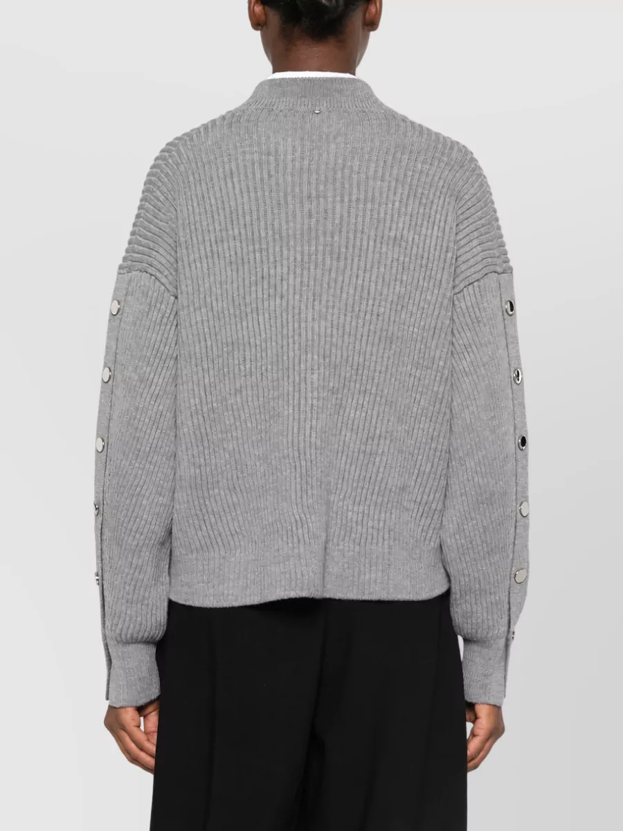 Sportmax Wool Oversized V-Neck Sweater