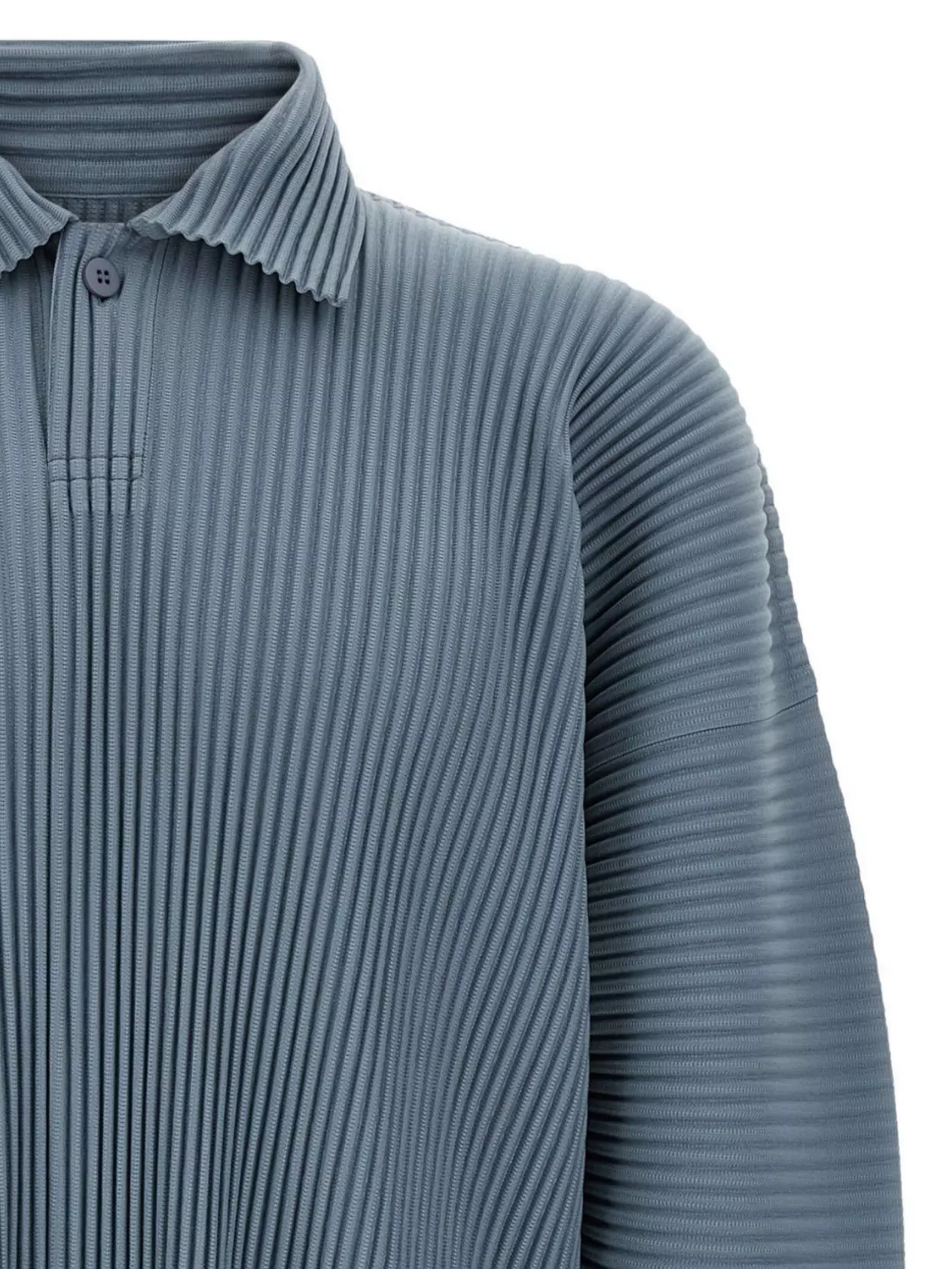Homme Plisse Issey Miyake August Collection Long Sleeve Polo Shirt