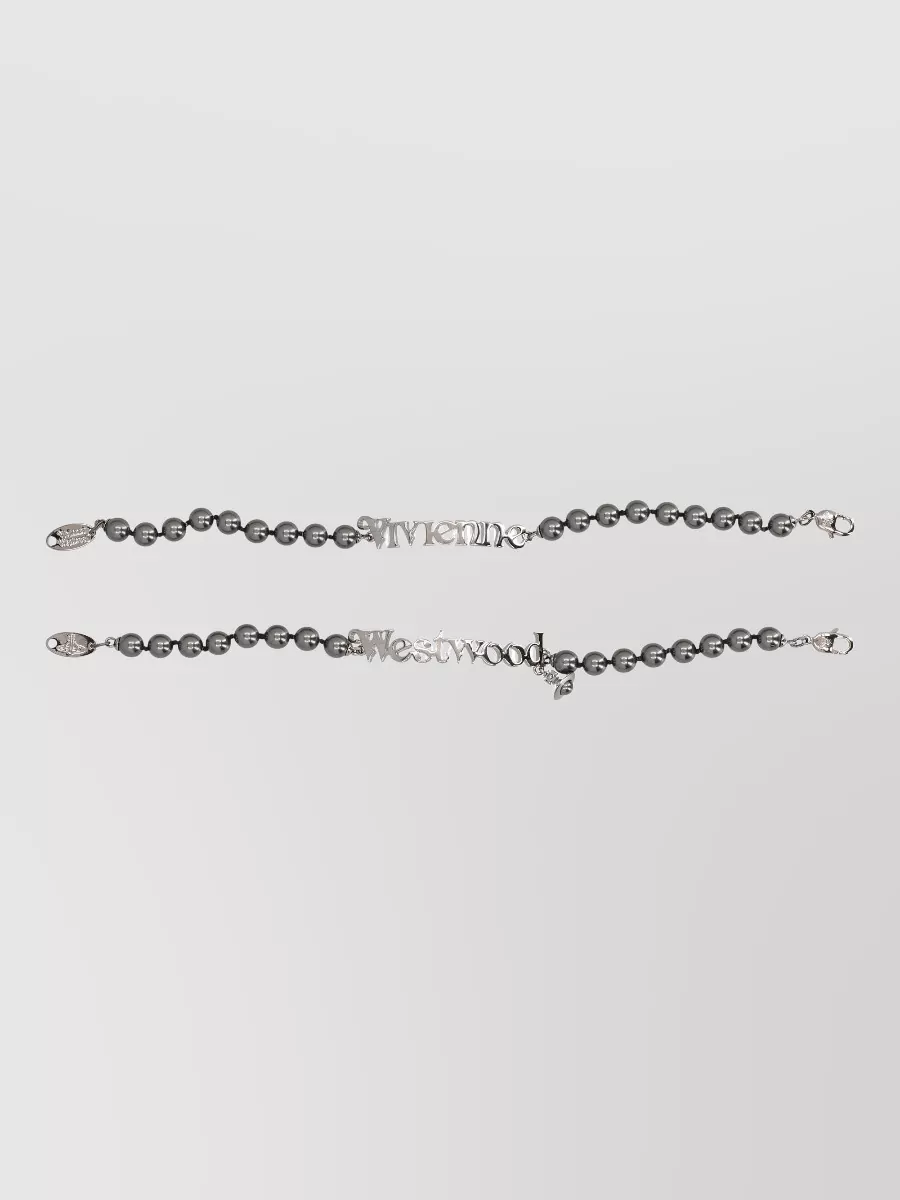 Vivienne Westwood Emilio Metal Bracelet Set Glass Beads