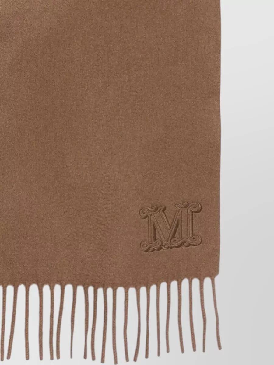 Max Mara Wadalia Long Scarf Fringe Edges
