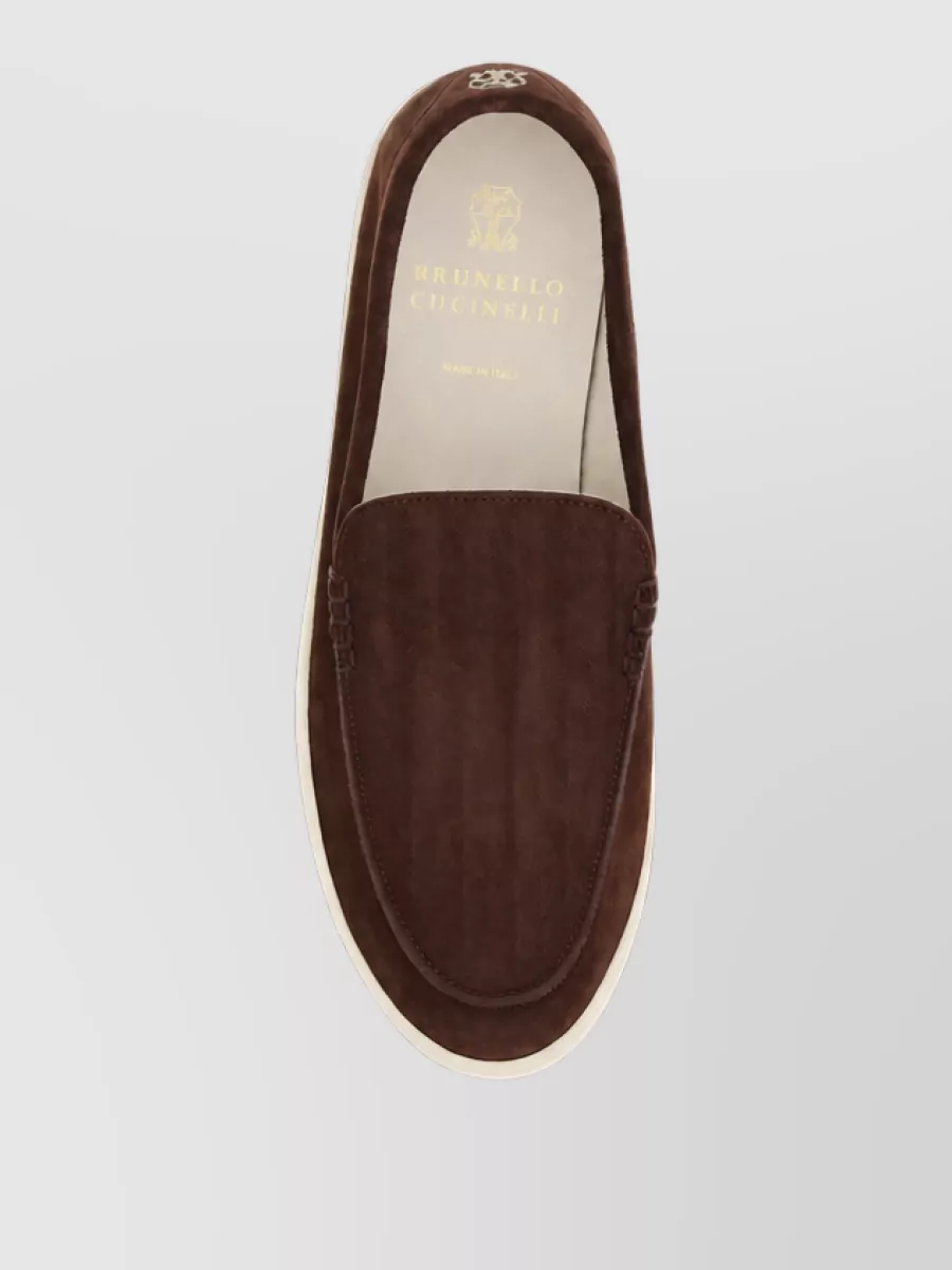Brunello Cucinelli Suede Loafers