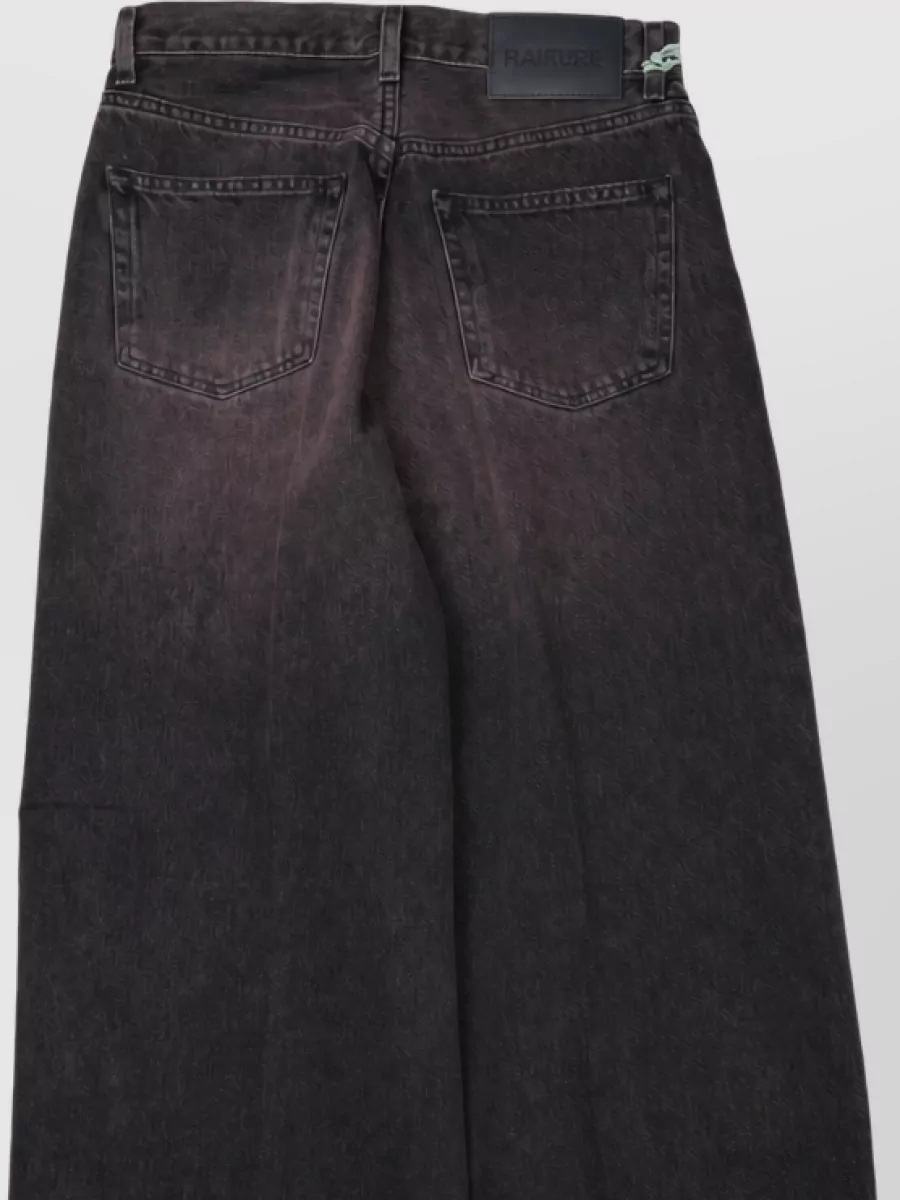Haikure Denim Wide-Leg Trousers
