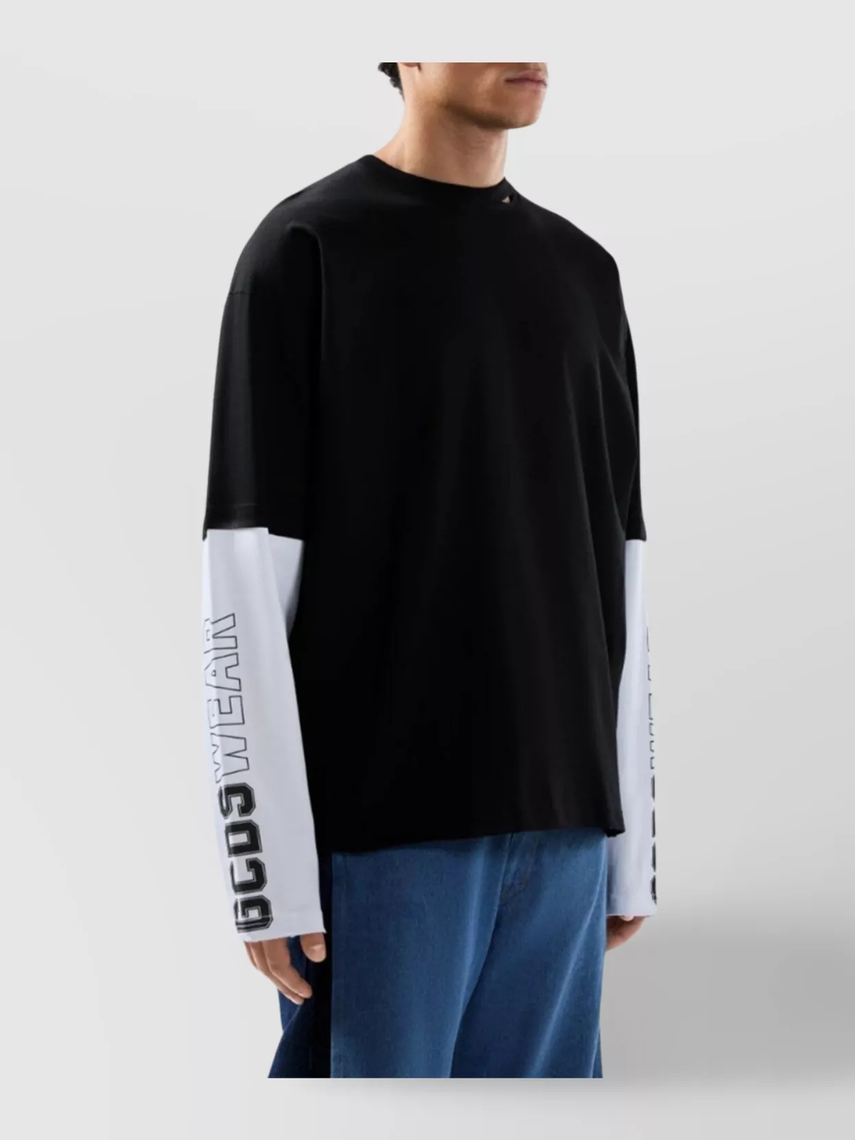 Gcds Printed Long Sleeve T-Shirt With Graphic Design