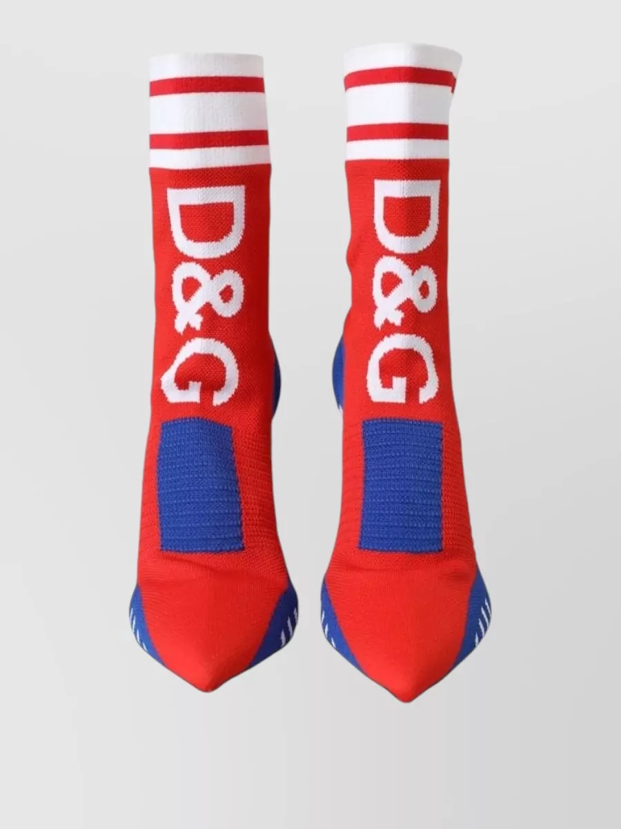 Dolce&Gabbana Stretch Sock Ankle Boots