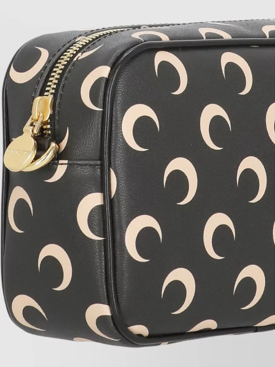 Marine Serre Moon Denim Shoulder Bag