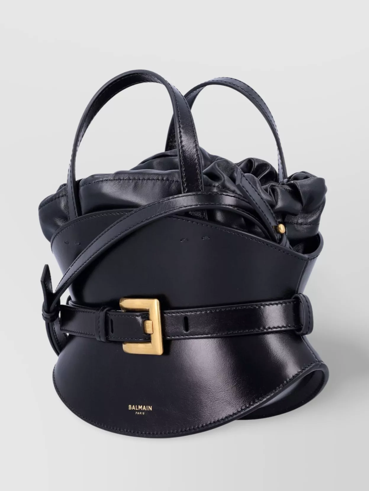 Balmain Mini Shuffle Compact Shoulder Bag