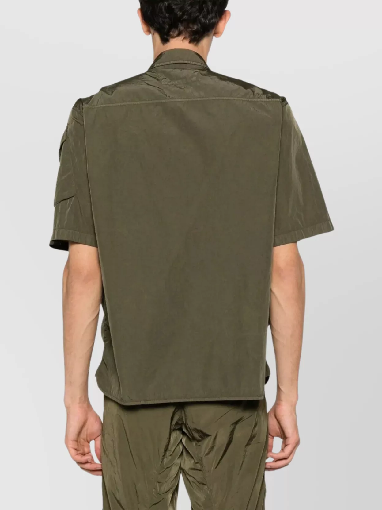 C.p. Company Short Sleeve Overshirt Patch Pockets