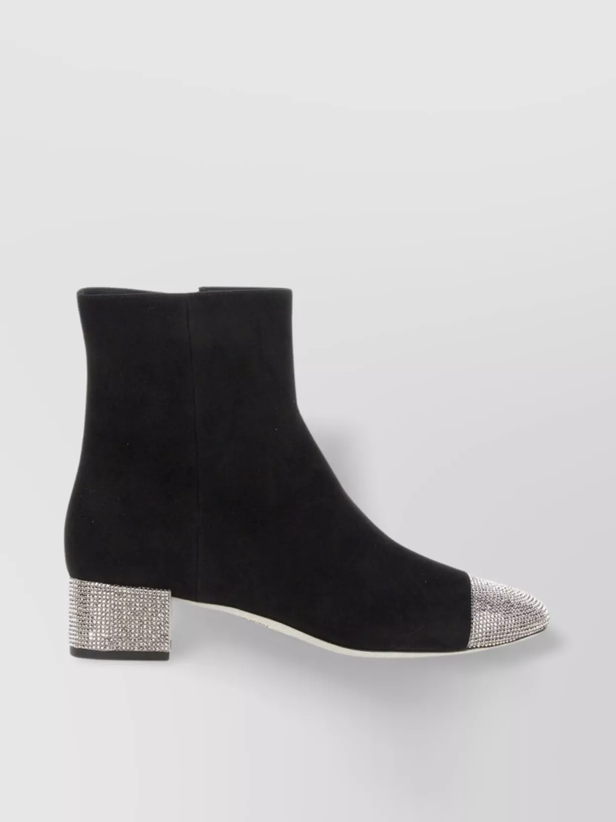 Rene Caovilla Rhinestone Embellished Ankle Boots