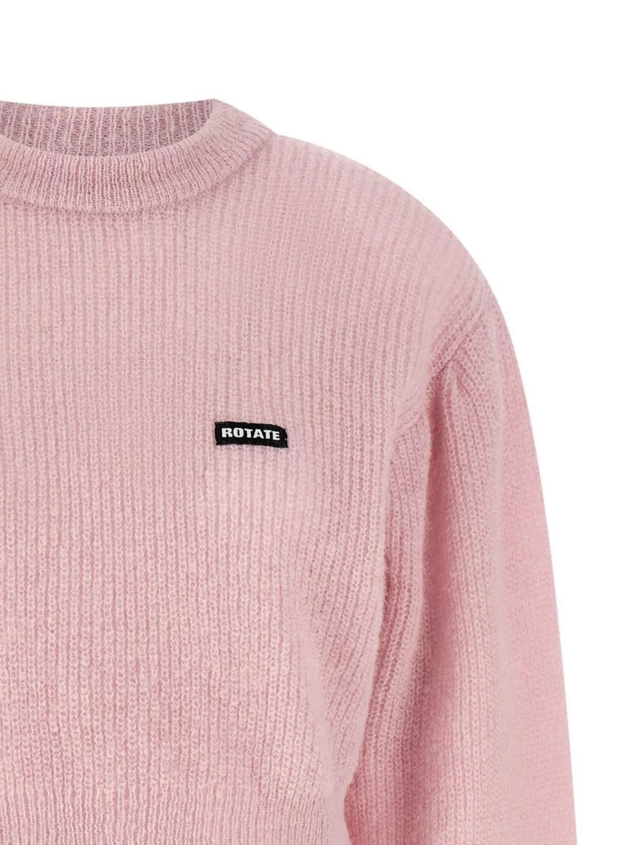 Rotate Birger Christensen Short Knit Puff Sweater