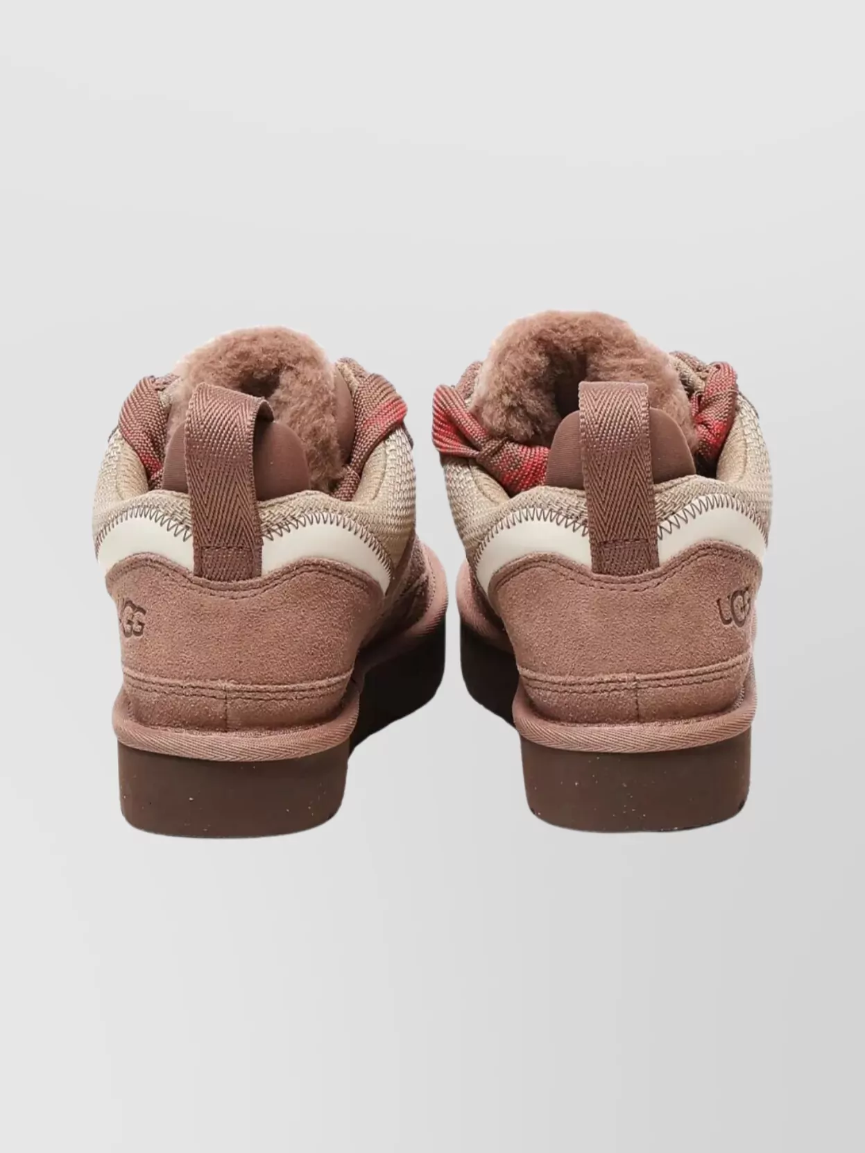 Ugg Mesh Suede Sneakers Textured Sole