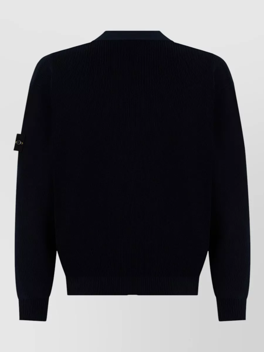 Stone Island Cotton Shawl Collar Cardigan
