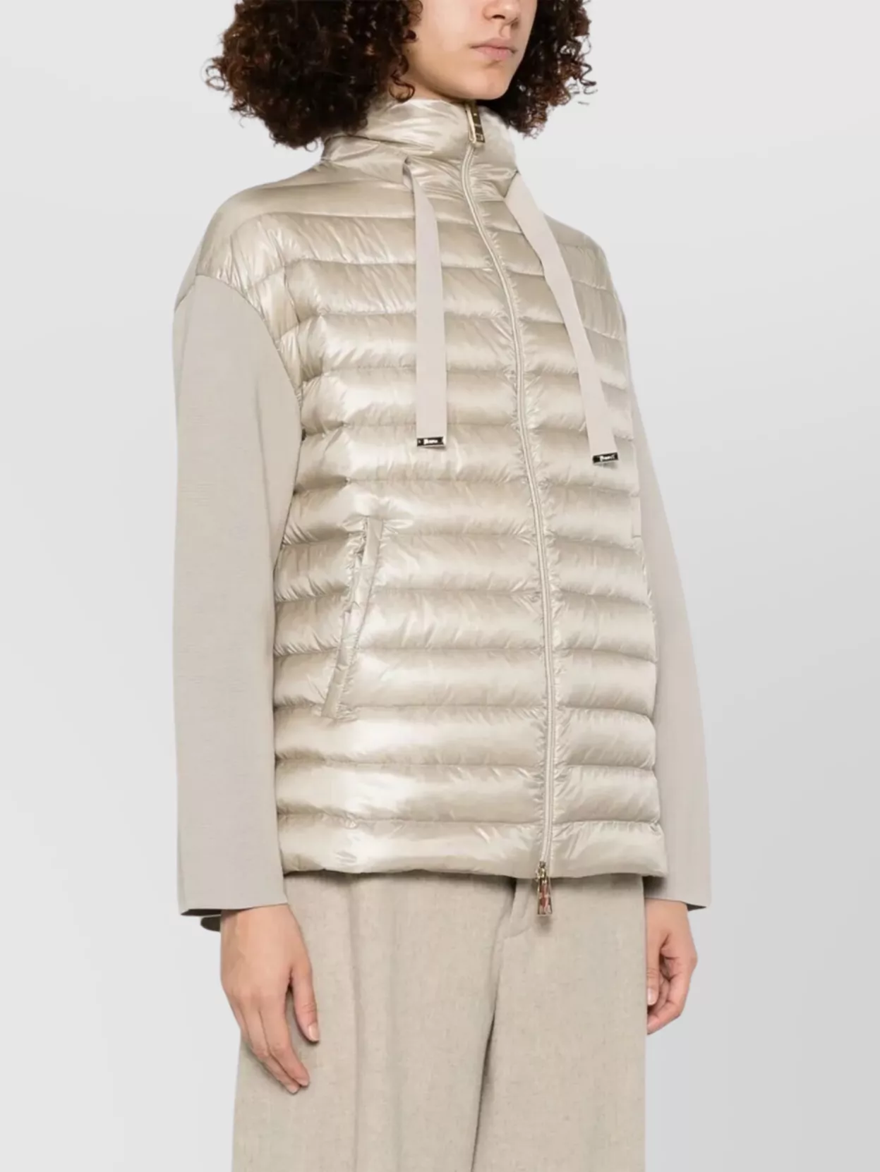 Herno Light Beige Down Jacket