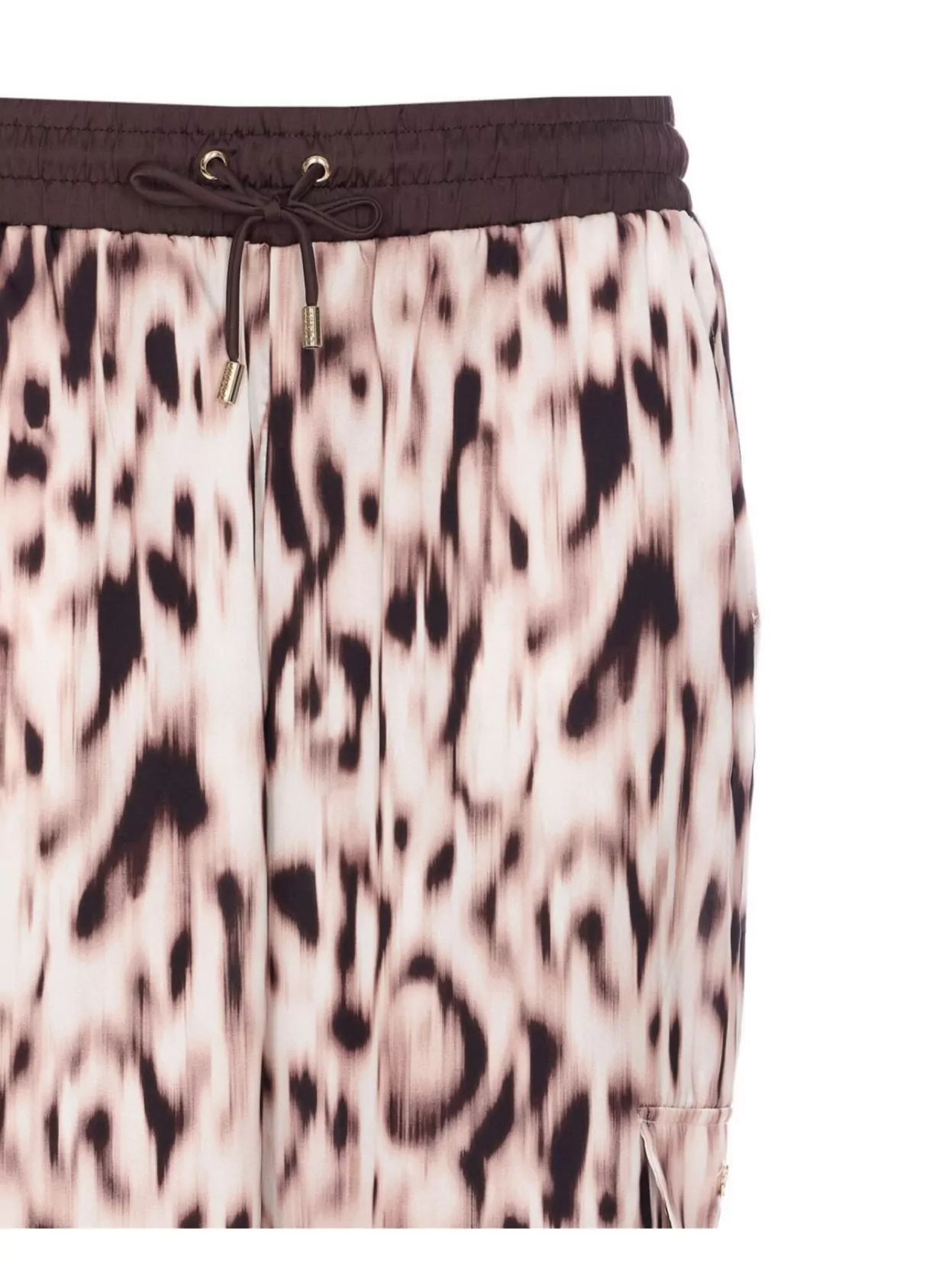 Liu •jo Flared Trousers With Cargo Pockets And Print