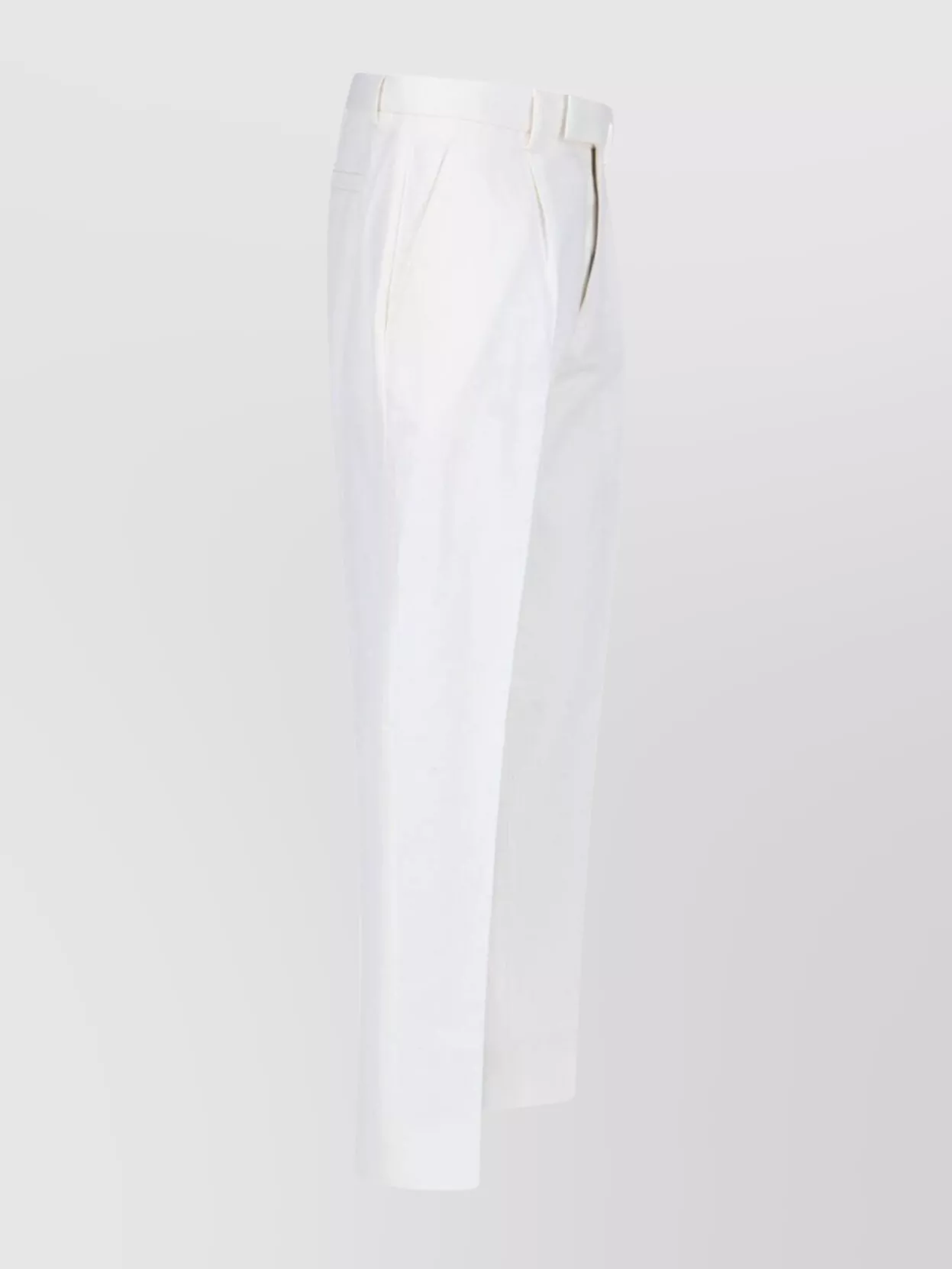 ZEGNA STRAIGHT TROUSERS WITH POCKETS AND LOOPS