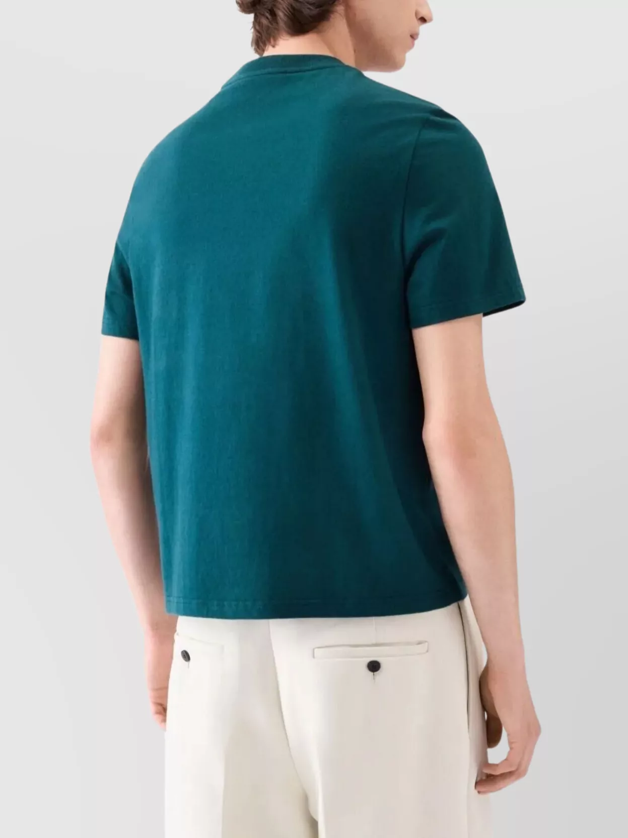 Jacquemus The Crew Neck Club T-shirt With Short Sleeves In Green