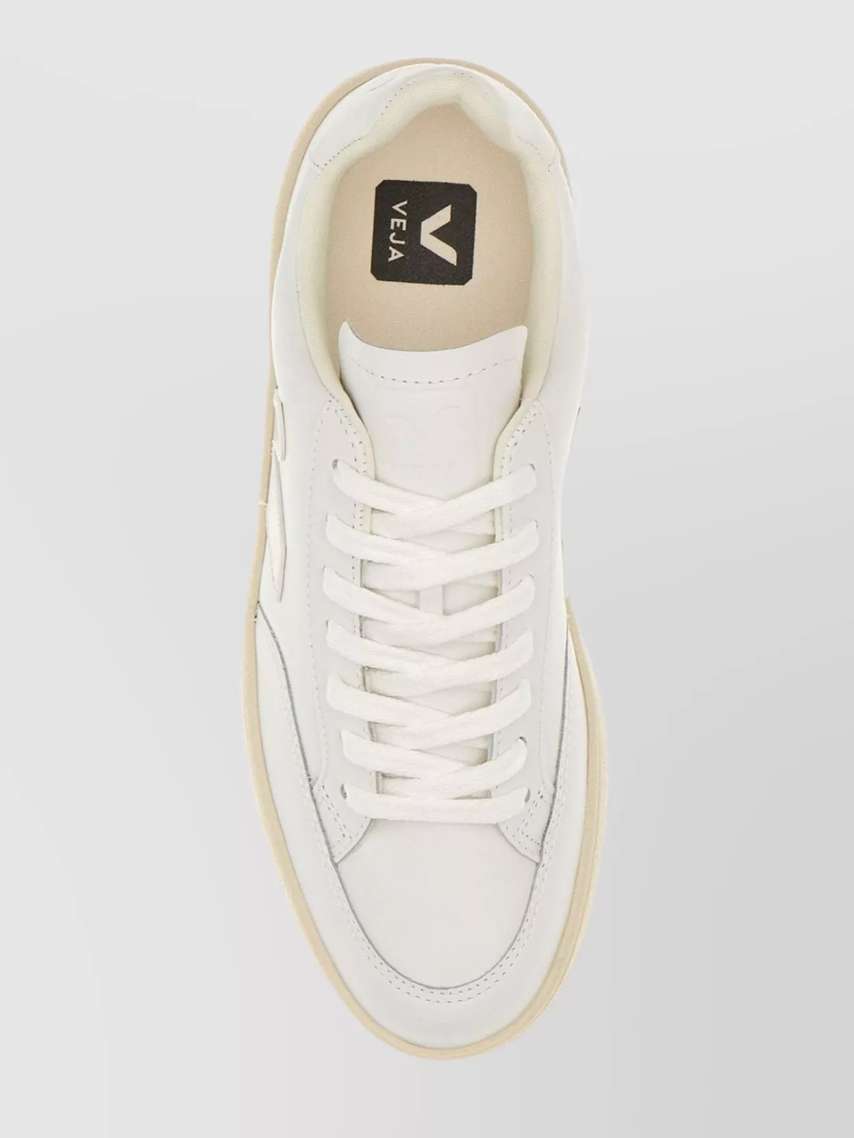 Veja Leather Low-Top Sneakers V-12