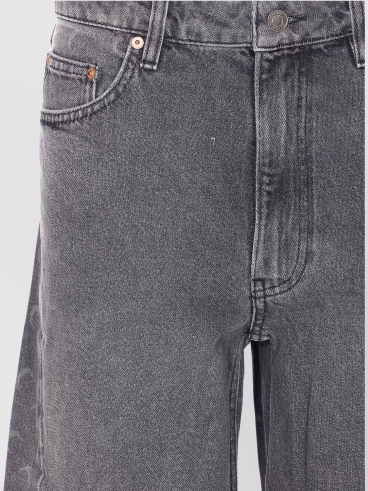Marine Serre Wide-Leg Moon Laser Jeans Pockets
