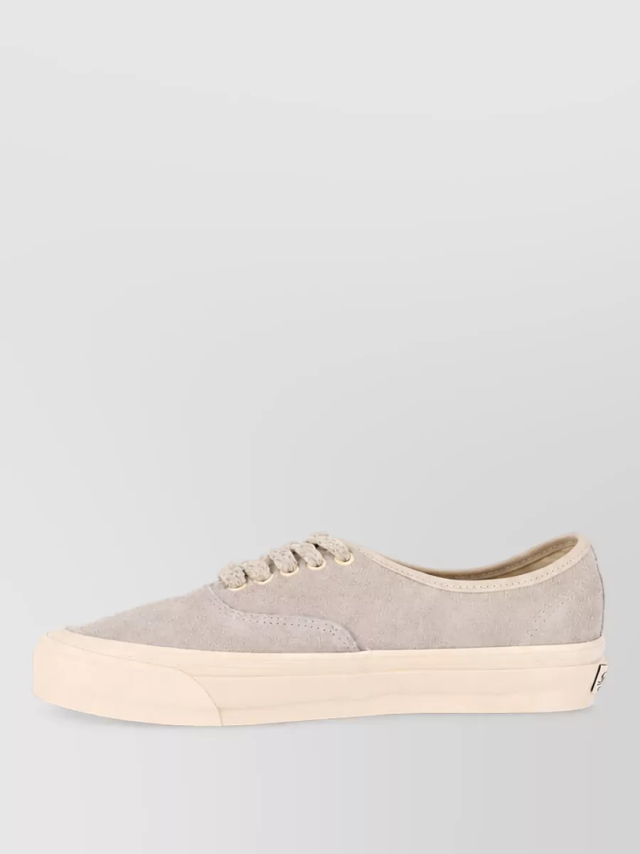 Vans Leather Low Top Lace-Up Sneakers