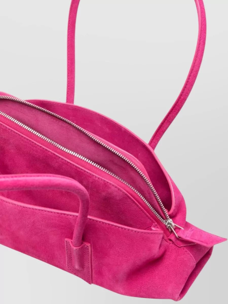 The Attico Suede Asymmetric Tote Bag