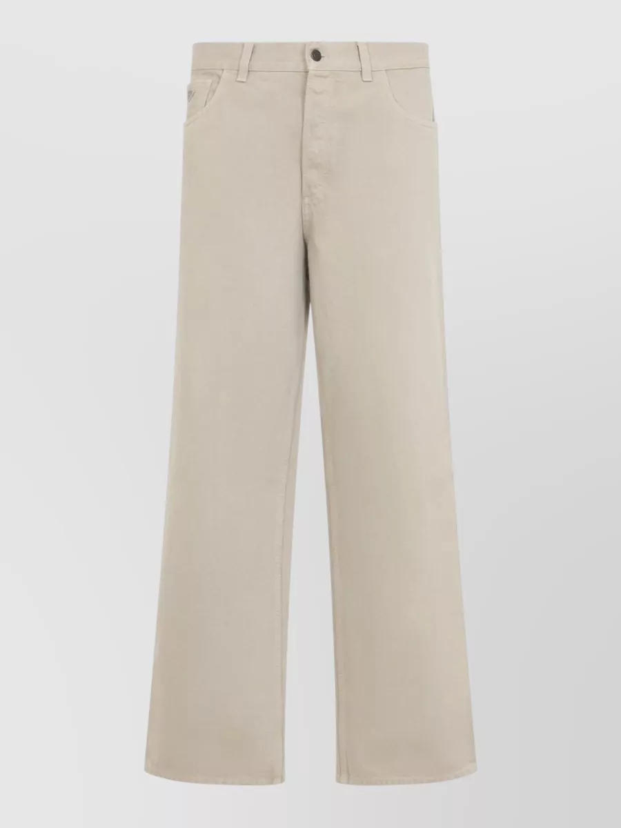 Prada Denim Loose-Fit Straight-Leg Jeans