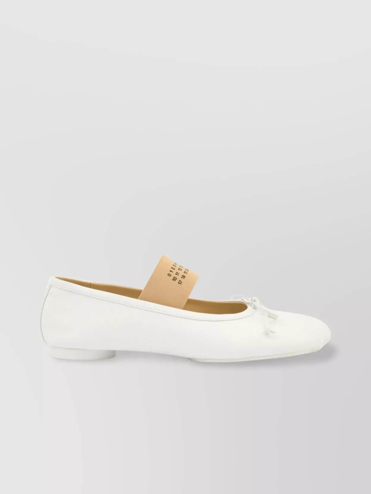 フラットシューズ MM6 MAISON MARGIELA White Leather Anatomic Ballerinas MM6 Maison Margiela Anatomic Ballerinas Shoes | White | FARFETCH