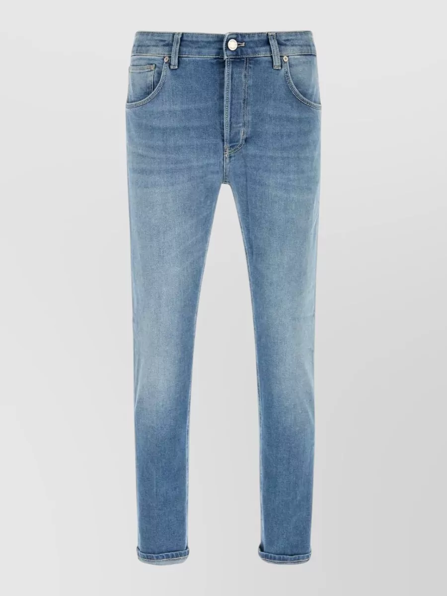 Pt Torino denim reggae mid-rise slim jeans