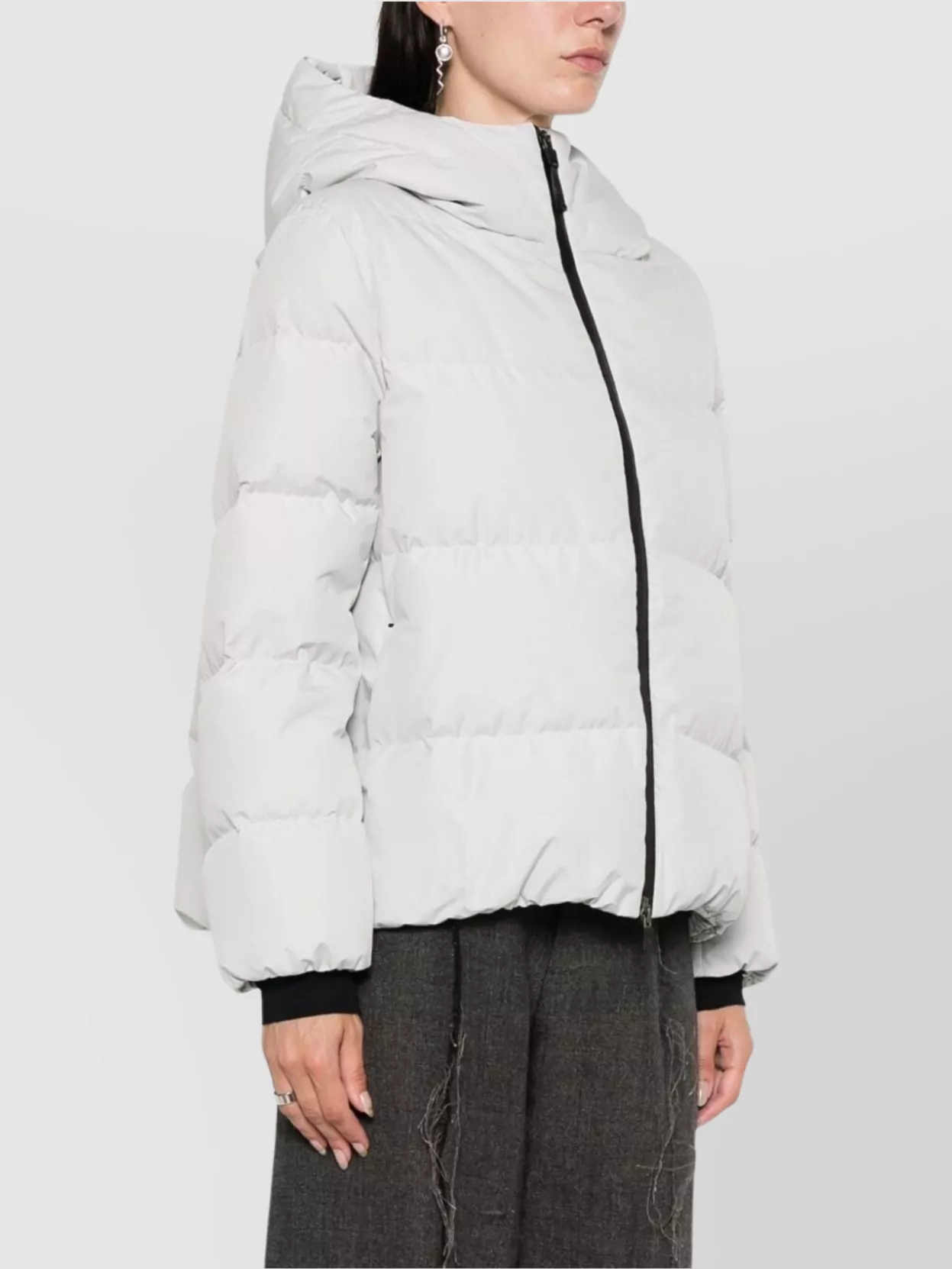Herno Short Hooded Jacket Zip