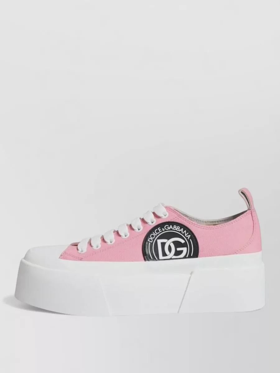 Dolce&Gabbana Canvas Logo Low Top Sneakers