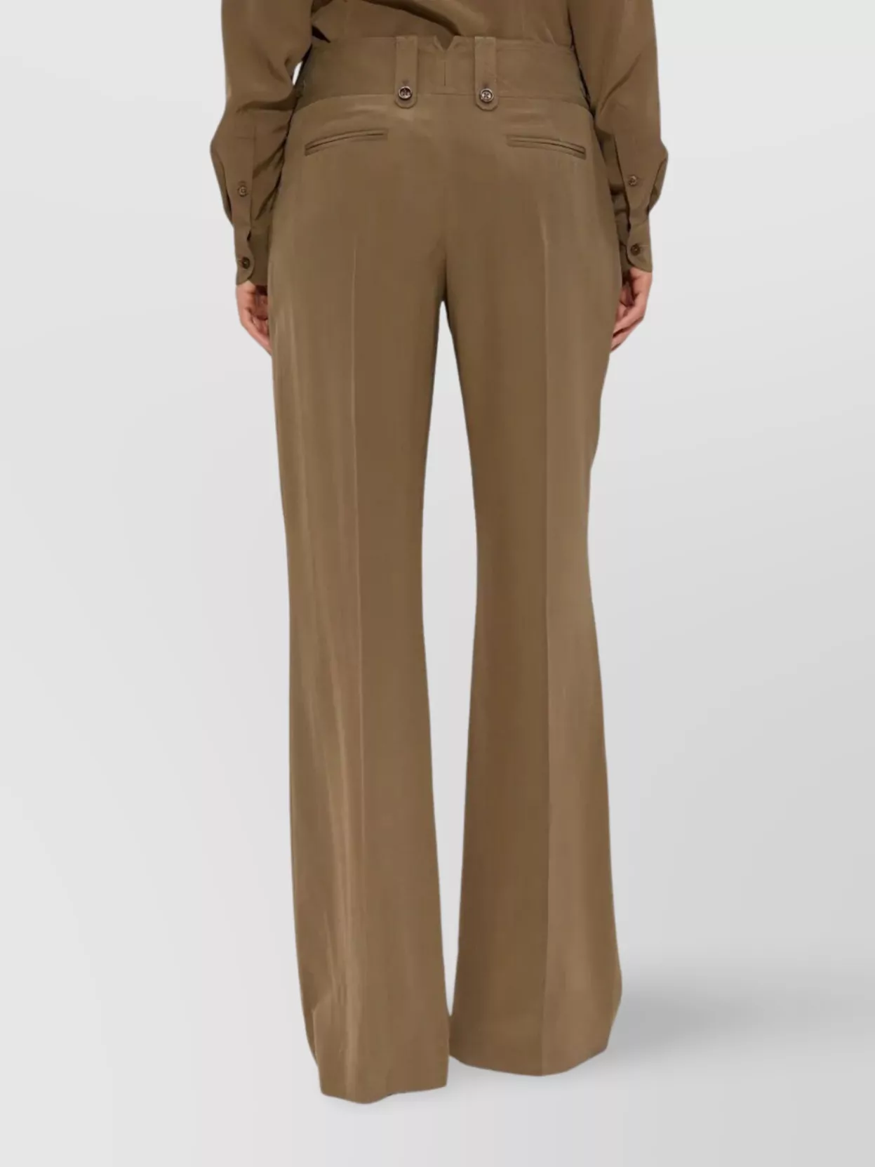 Tom Ford Woven Pleated Trousers And Pockets