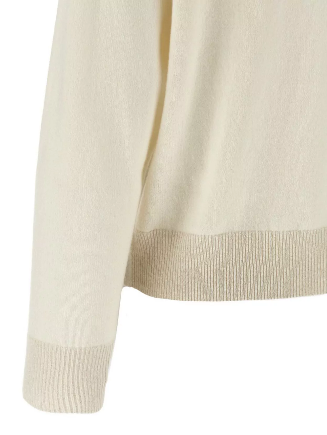 Peserico Lurex Details Turtleneck Sweater Sweaters And Cardigans White