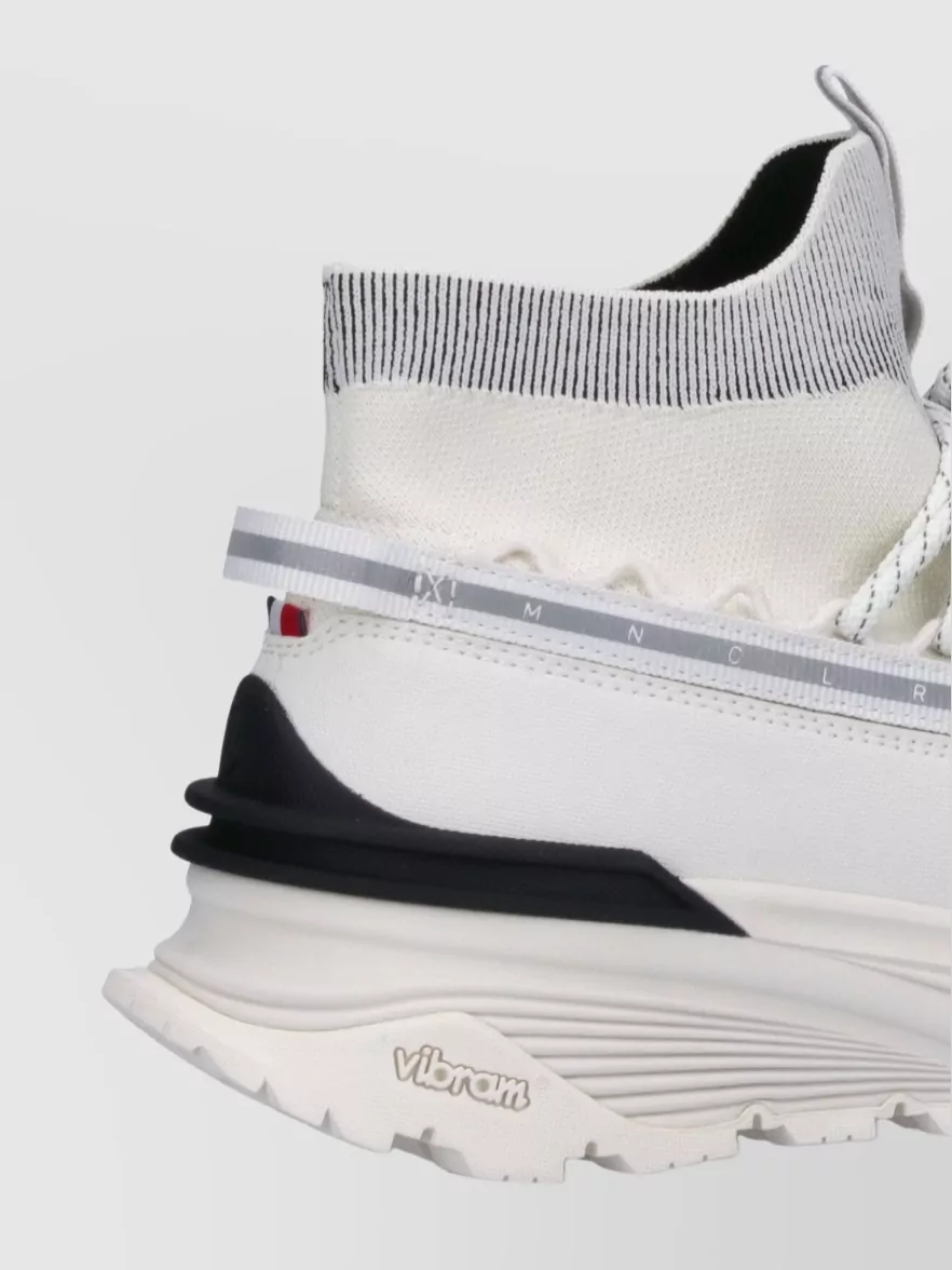 Moncler Low Top Sneakers Collar Sock-Like