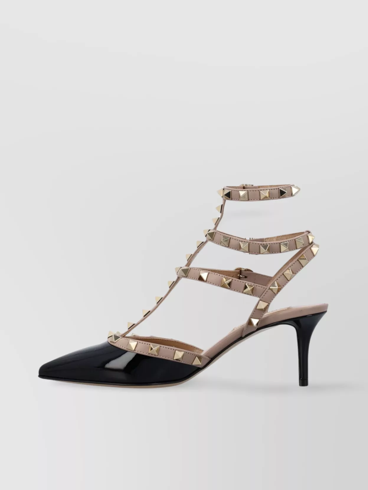 Valentino Rockstud Slingback Pumps In Black