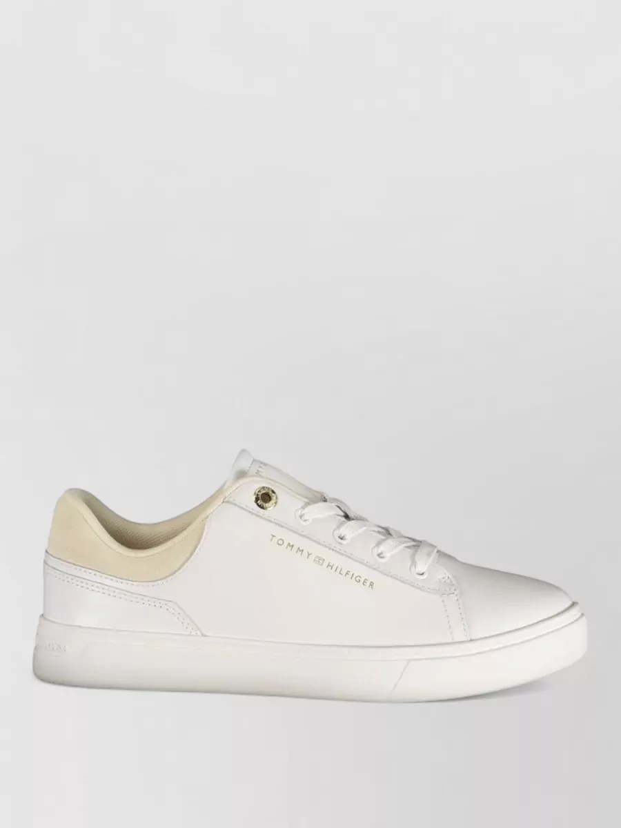 Tommy Hilfiger leather lace-up sneakers